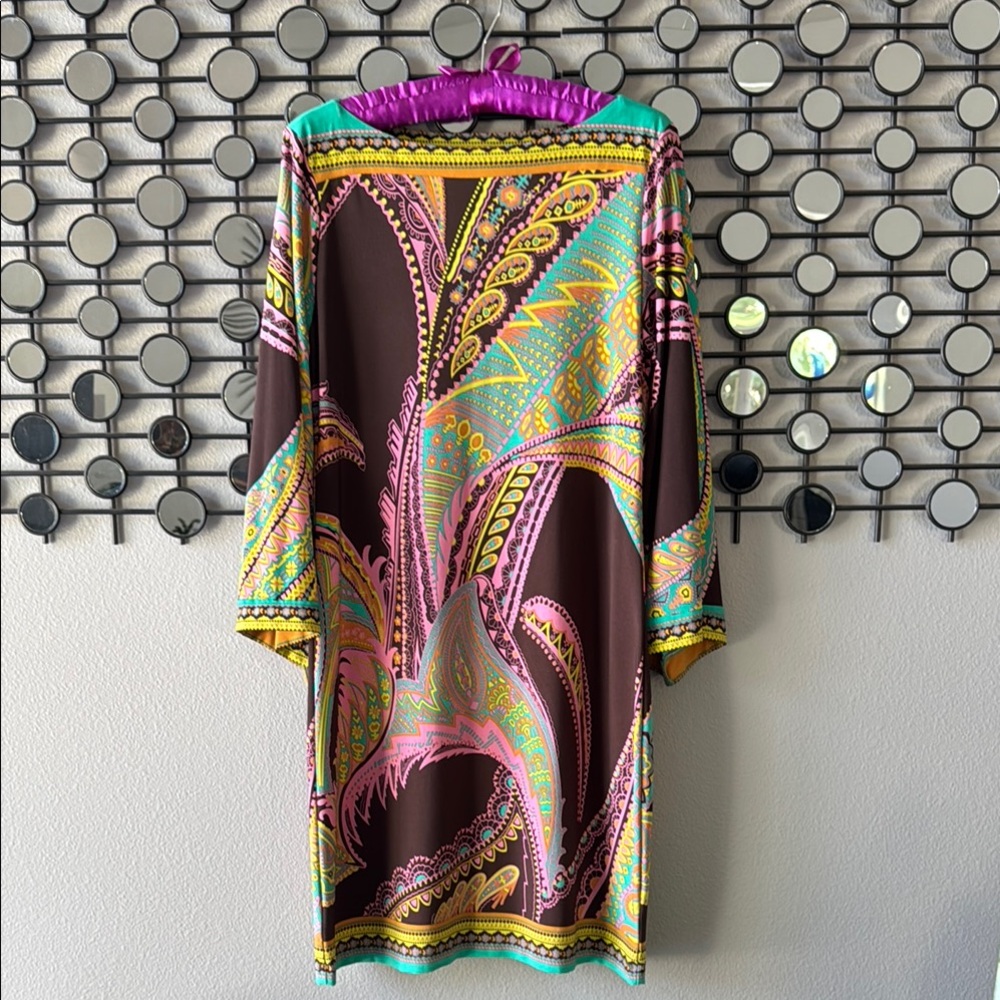 Boho  Paisley Print Dress